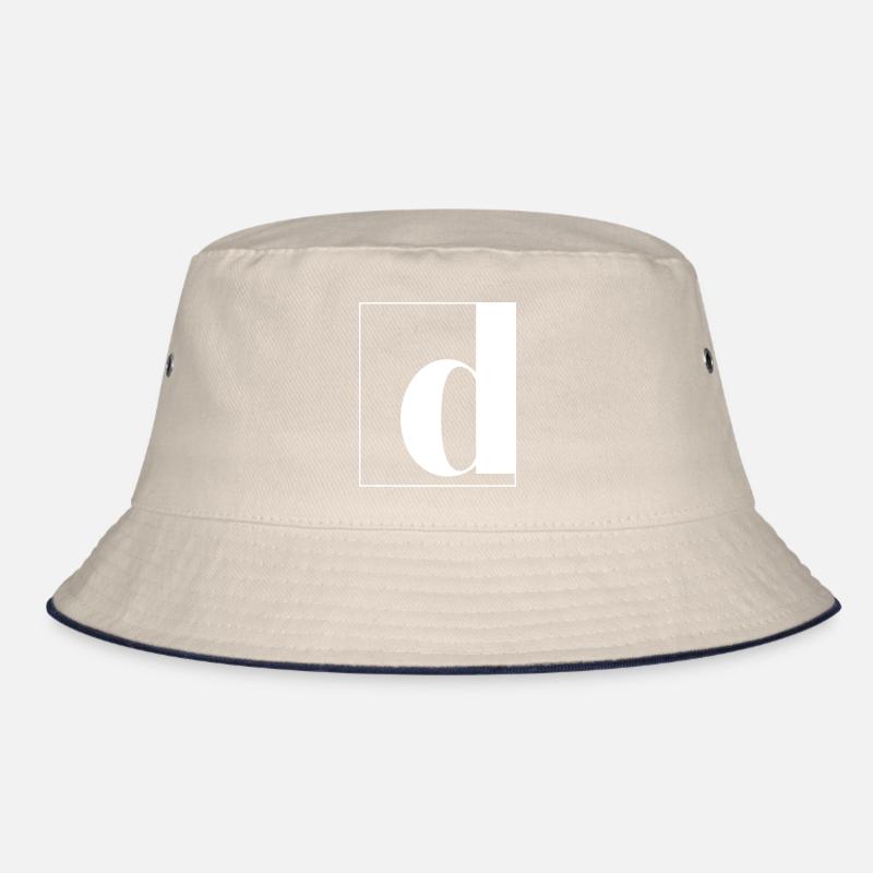 Buchstabenalphabet d Bucket Hat