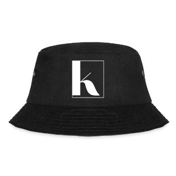Letter alphabet k - Bucket Hat - black - Front - Lela (165cm)