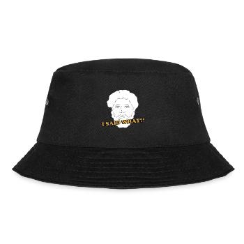Philosophie Lehrer Poesie Wissenschaft Sokrates - Bucket Hat - Schwarz - Vorne - Lela (165cm)