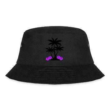 palme hibiskus - Bucket Hat - Schwarz - Vorne - Lela (165cm)