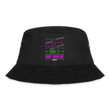 present felling men a carpenters prayer tshirts - Bucket Hat - black - Front - Lela (165cm)