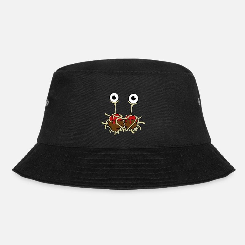 Flying Spaghetti Monster - Bucket Hat - black