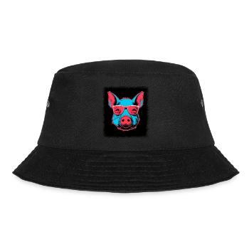 cool gift idea birthday present idea statement - Bucket Hat - Schwarz - Vorne - Lela (165cm)