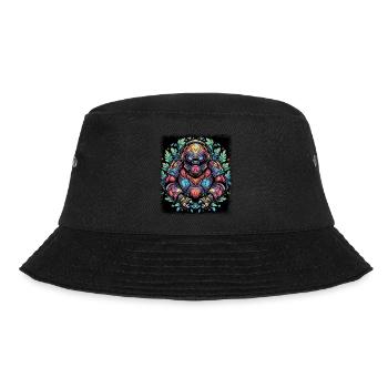 sloth hoodie coffee attitude sloth clothing - Bucket Hat - Schwarz - Vorne - Lela (165cm)