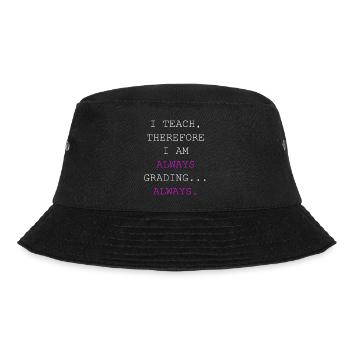 Funny Teacher Gifts For Teachers - Bucket Hat - black - Front - Lela (165cm)