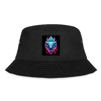 gift backyard cooking christmas humor - Bucket Hat - Schwarz - Vorne - Lela (165cm)