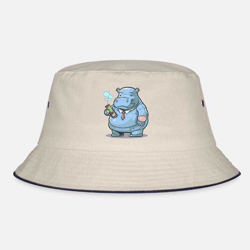 Vaping Hippo Bucket Hat