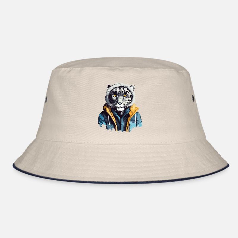 Street Style Snow Leopard | Leopard Lovers Bucket Hat