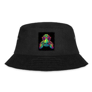 Love Joke Funny Quote Duck Animals Adventure Green - Bucket Hat - black - Front - Lela (165cm)