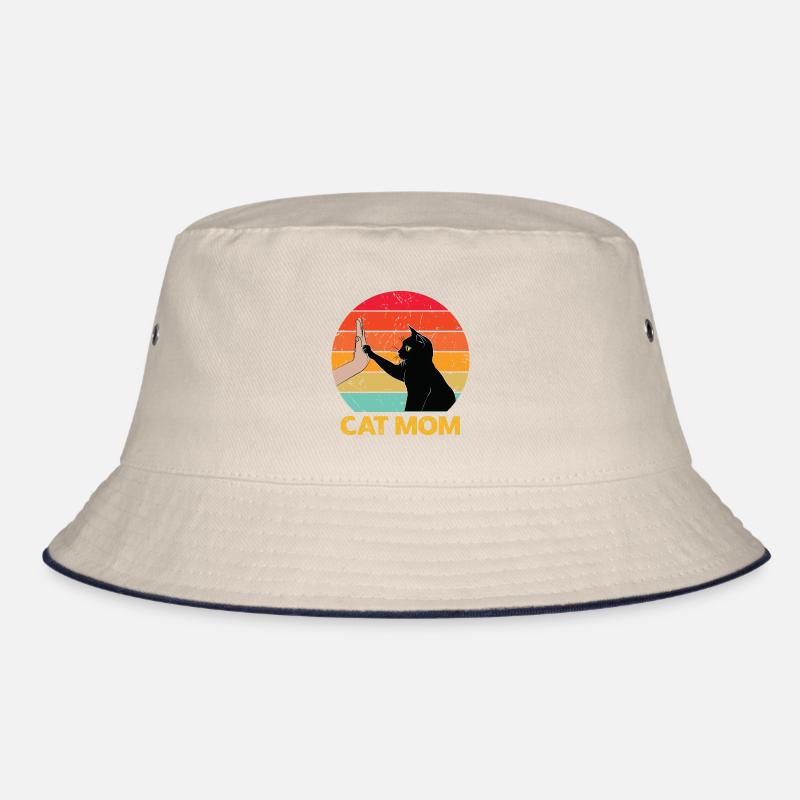 Cat Mom - Cat High Five Bucket Hat
