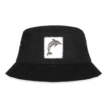 childrens day boats bass fishing tshirts - Bucket Hat - Schwarz - Vorne - Lela (165cm)