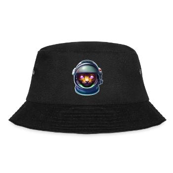 Astronaut Cat of the Future - Bucket Hat - black - Front - Lela (165cm)