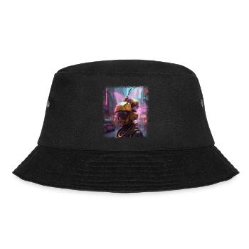 Bee Keeper Bag Funny Quote Bee Whisperer - Bucket Hat - black - Front - Lela (165cm)