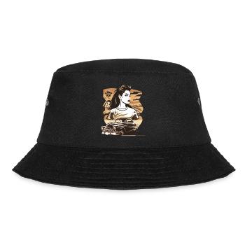 VALEEWEAR - A muscle car in vintage style - Bucket Hat - black - Front - Lela (165cm)