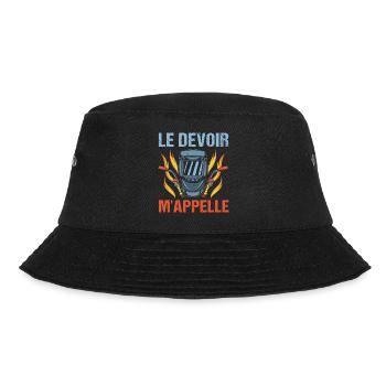 Le devoir m' appelle humour soudeur cadeau soudure - Bob - noir - Devant - Lela (165cm)