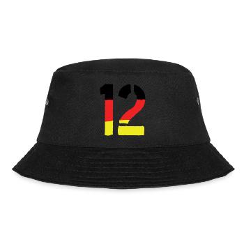 12 Number symbol Germany - Bucket Hat - black - Front - Lela (165cm)