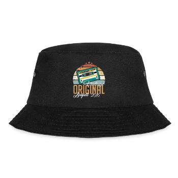 August 2016 Jubiläum 2016 Legenden August - Bucket Hat - Schwarz - Vorne - Lela (165cm)