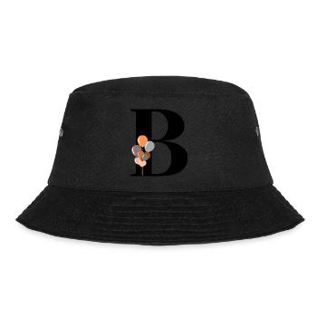 Letter b birthday balloon - Bucket Hat - black - Front - Lela (165cm)