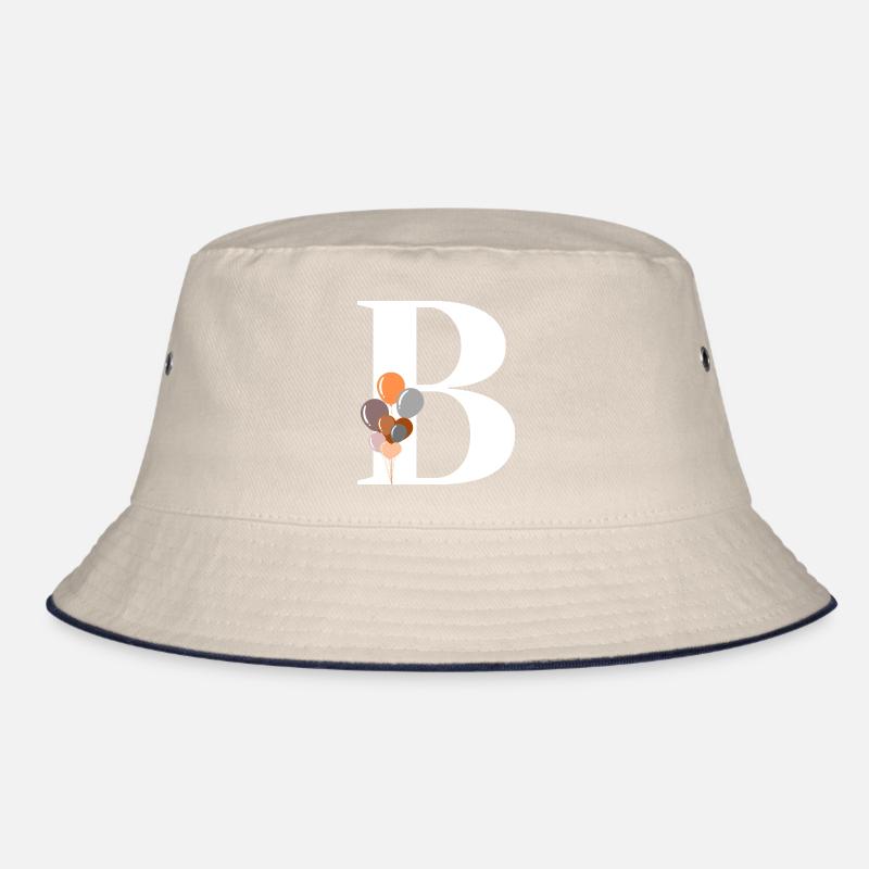 Buchstabe b Geburtstagsballon Bucket Hat