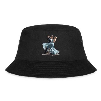 Der Wiener Walzer ist ein eleganter Tanz - Bucket Hat - Schwarz - Vorne - Lela (165cm)