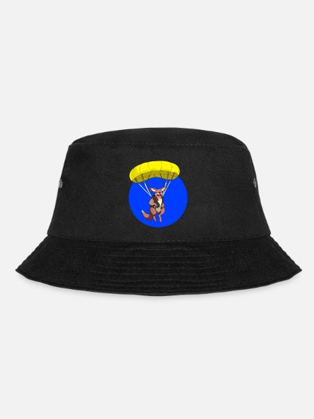 Fallschirm Känguru Loco Animal Squad - Bucket Hat - Schwarz
