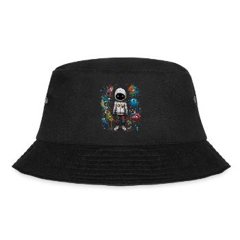 Mystic Eye-conic: Peek into Fashiton & Mystery - Bucket Hat - black - Front - Lela (165cm)