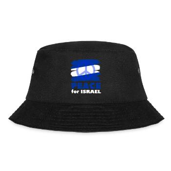Peace for Israel Peace Gaza Middle East War - Bucket Hat - black - Front - Lela (165cm)