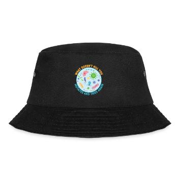 What Doesn't Kill You Mutates and Tries Again - Bucket Hat - black - Front - Lela (165cm)