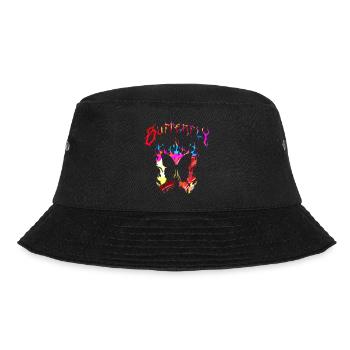 Butterfly insect butterfly nature summer colorful art - Bucket Hat - black - Front - Lela (165cm)