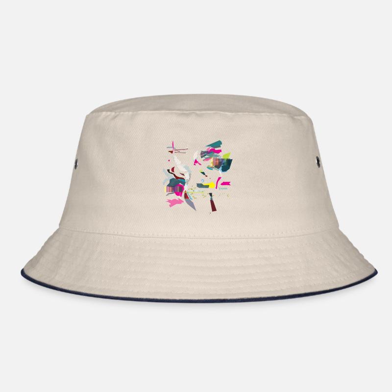 „Bunter Vogel“ in Pink Bucket Hat
