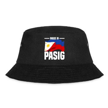 Philippinen - Bucket Hat - Schwarz - Vorne - Lela (165cm)