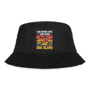 Schatzsucher | Metalldetektor Sondeln Geschenkidee - Bucket Hat - Schwarz - Vorne - Lela (165cm)