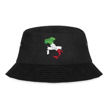 Italy map Cortona - Bucket Hat - black - Front - Lela (165cm)