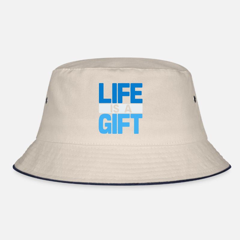 Ocean Vibes: Das Leben ist ein Geschenk Bucket Hat