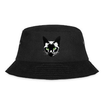 Visage de chat - Bob - noir - Devant - Lela (165cm)