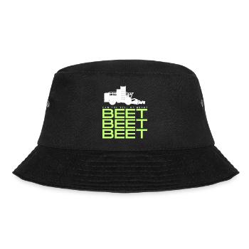 Rübenroder T-Shirt - Bucket Hat - Schwarz - Vorne - Lela (165cm)