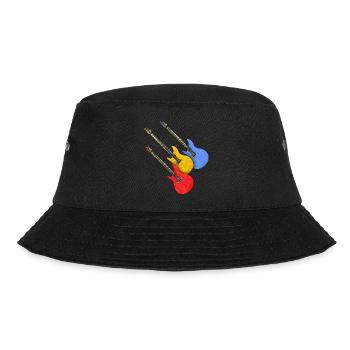 Guitars - Bucket Hat - black - Front - Lela (165cm)
