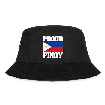 Philippinen Flagge | Filipino Land Asien Geschenke - Bucket Hat - Schwarz - Vorne - Lela (165cm)