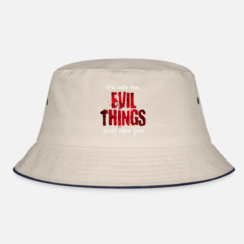 Its only the evil things that are fun Bucket Hat