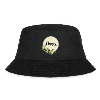 Happy Butterfly - Bucket Hat - black - Front - Lela (165cm)