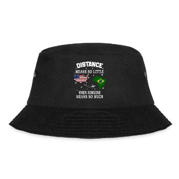 Distanz bedeutet so wenig, wenn jemand viel bedeutet - Bucket Hat - Schwarz - Vorne - Lela (165cm)