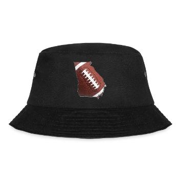 Georgia (USA) | real football | Map - Bucket Hat - black - Front - Lela (165cm)