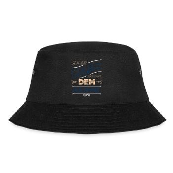 welpe geburtstagsgeschenkidee pfote bachhund - Bucket Hat - Schwarz - Vorne - Lela (165cm)