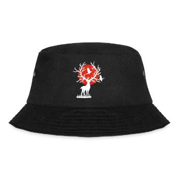 The White Deer and the Red Sun - Bucket Hat - black - Front - Lela (165cm)