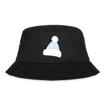 Bobble Hat Beanie Snowflakes Après-Ski Winter - Bucket Hat - black - Front - Lela (165cm)