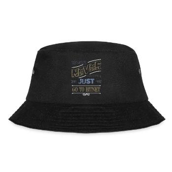 fingers hacking computer coding birthday cool - Bucket Hat - Schwarz - Vorne - Lela (165cm)