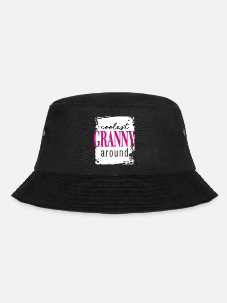 Coolest Granny - Bucket Hat - Schwarz