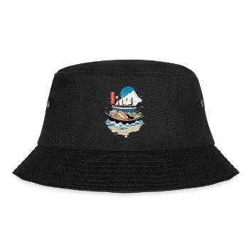 Sushi Bowl japonais Streetwear Art - Bob - noir - Devant - Lela (165cm)