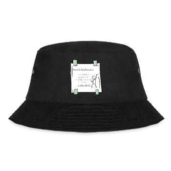 Bester Papa, Vatertag - Bucket Hat - Schwarz - Vorne - Lela (165cm)