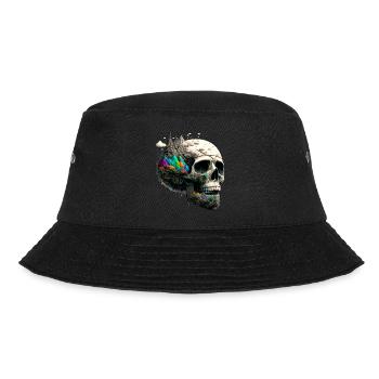 Colorful Skull - Bucket Hat - black - Front - Lela (165cm)